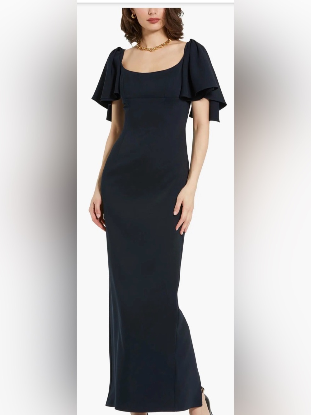 Mac Duggal Beautiful black floor length gown.